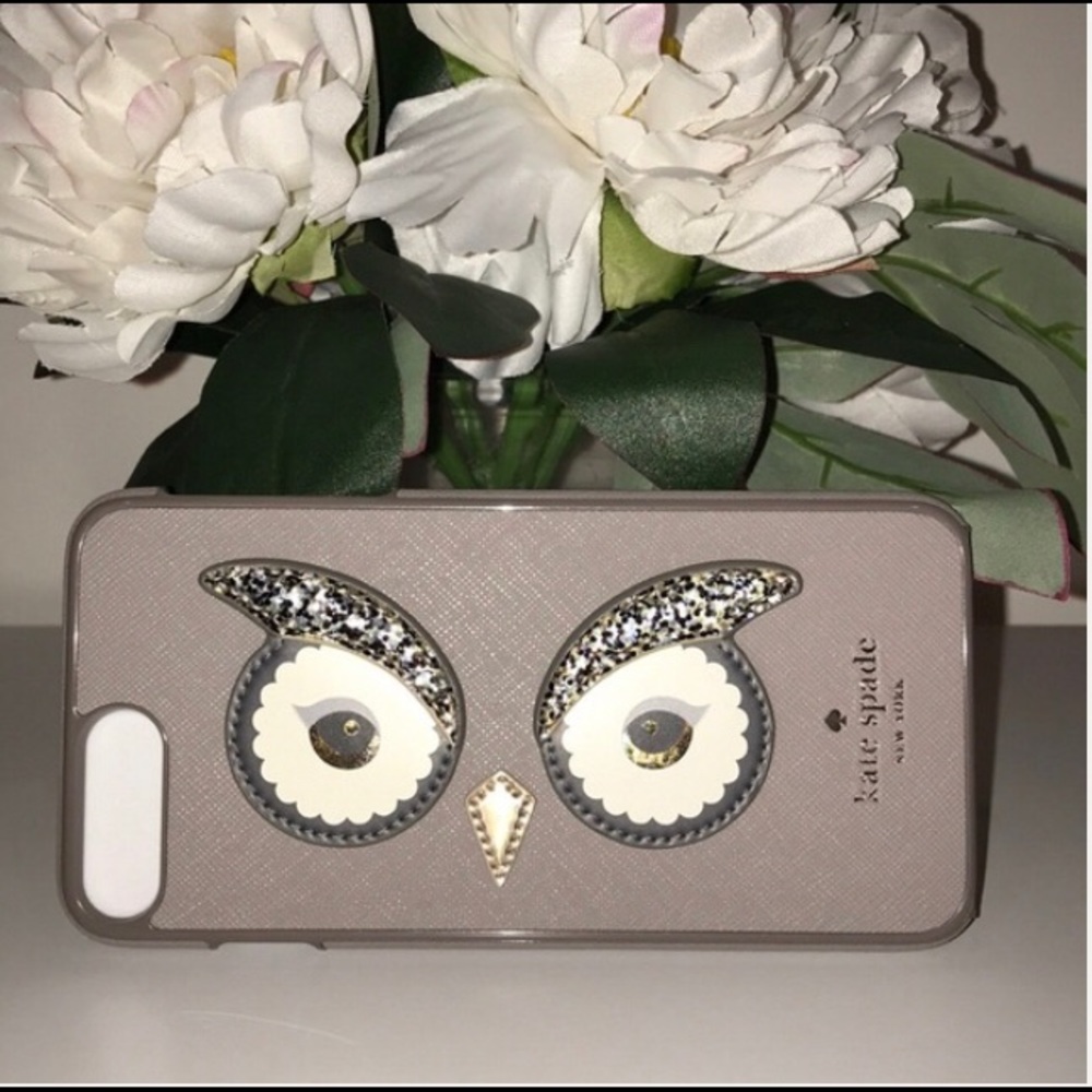 Kate Spade iPhone 7/8 plus owl case never used